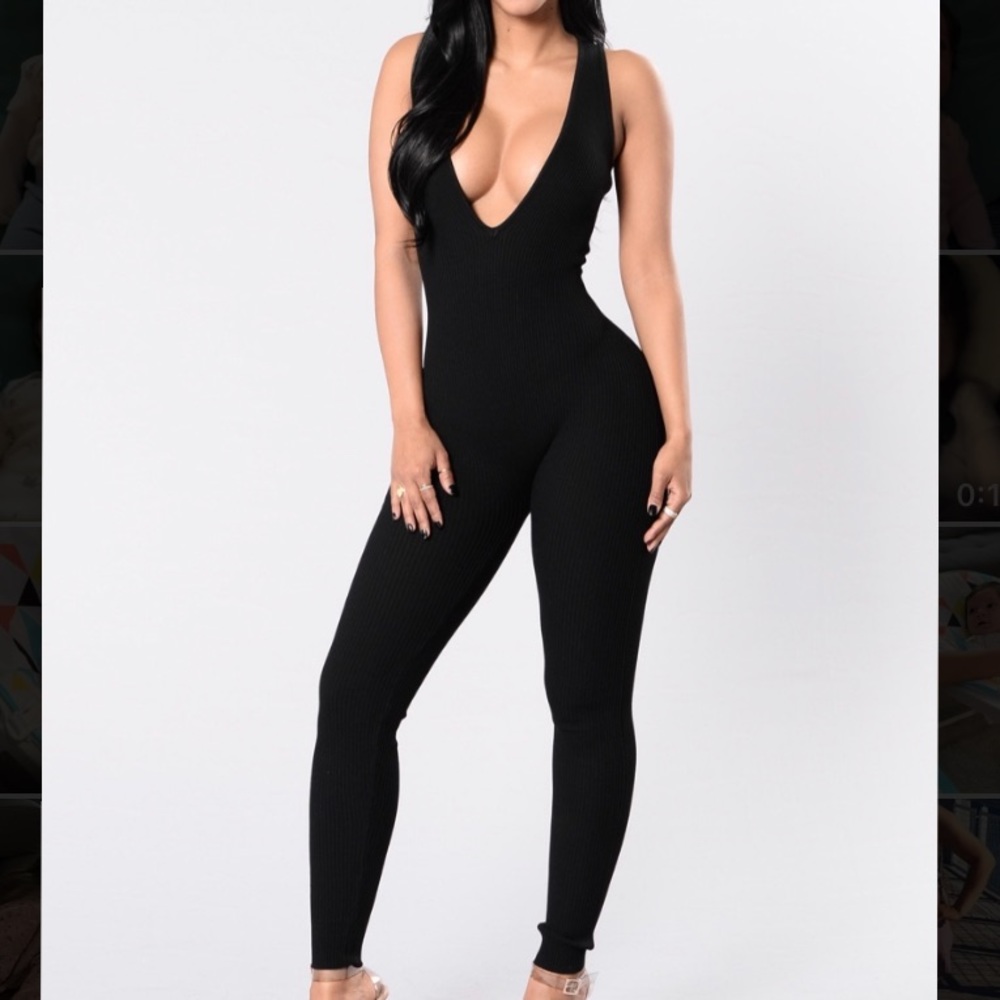 SOLD****Fashion Nova “ Need A New Bae” Jumpsuit